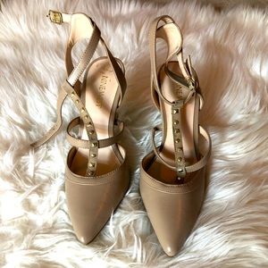 Nine West studded heels